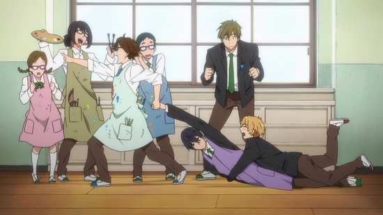 Free! - Iwatobi Swim Club Ep. 1 Dub  Reunion at the Starting Block! 