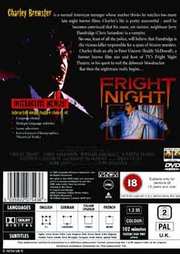 Preview Image for Back Cover of Fright Night