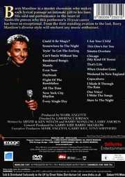 Preview Image for Back Cover of Manilow Live!