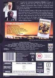 Preview Image for Back Cover of Lawrence of Arabia (2 Disc Set)