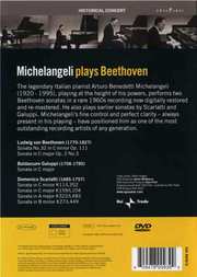 Preview Image for Back Cover of Michelangeli Plays Beethoven