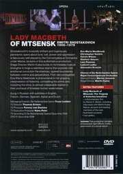 Preview Image for Back Cover of Shostakovich: Lady Macbeth of Mtsensk (Jansons)