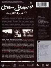 Preview Image for Back Cover of Seven Samurai - The Criterion Collection
