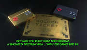 Preview Image for Sir Clive Sinclair Gives Away 12 Golden ZX Vegas in Willy Wonka Style Christmas Campaign